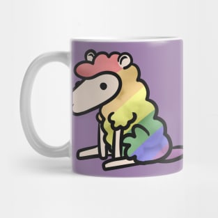 Rainbow sheep Mug